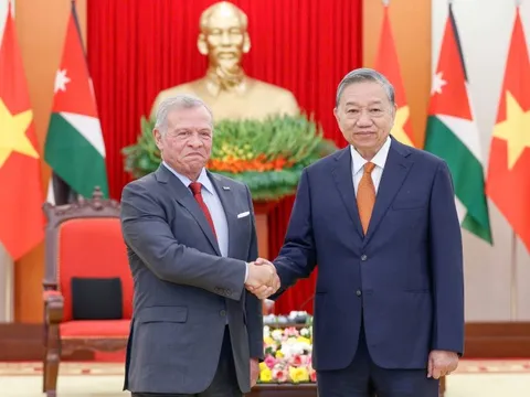 Tổng Bí thư Tô Lâm hội kiến Quốc vương Jordan Abdullah II Ibn Al-Hussein