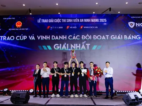 Học viện Công nghệ Bưu chính Viễn thông vô địch Cuộc thi Sinh viên an ninh mạng 2025