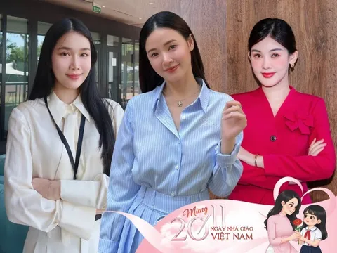 "Đọ" nhan sắc của 3 mỹ nhân Việt trên giảng đường: Midu nhìn như nữ sinh, diện mạo Hoa hậu Ngân Anh gây ngỡ ngàng