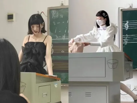 Cô giáo cấp 3 “gây sốt” MXH với 1001 trang phục đi dạy mỗi ngày, xinh như Hoa hậu