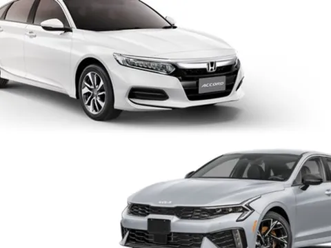 Sedan hạng D Honda Accord và Kia K5 đang ở đâu tại thị trường ô tô Việt Nam?
