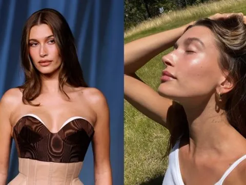 Hailey Bieber tiết lộ bí quyết giữ da căng bóng không cần botox