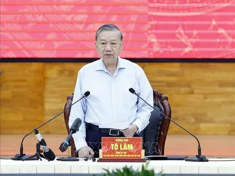 Tổng Bí thư Tô Lâm làm việc với Ban Thường vụ Tỉnh ủy An Giang