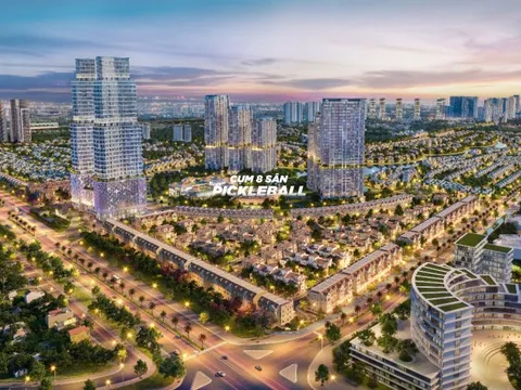 SJ Group triển khai cụm 8 sân pickleball tại khu đô thị Vista Nam An Khánh