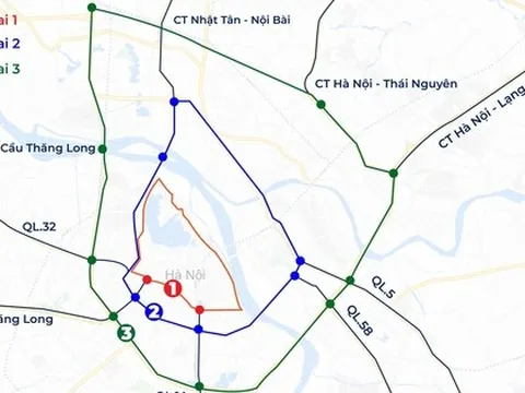 Chi tiết bản đồ khu vực dự kiến cấm xe máy xăng theo khung giờ tại Hà Nội