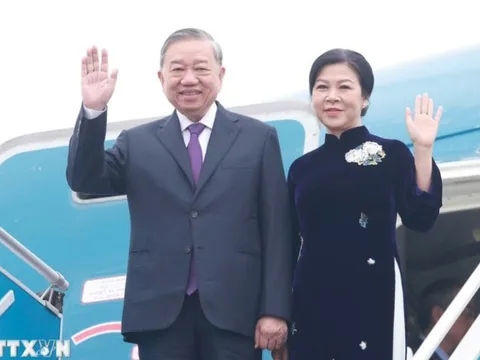 Tổng Bí thư Tô Lâm và Phu nhân lên đường thăm cấp Nhà nước tới Lào