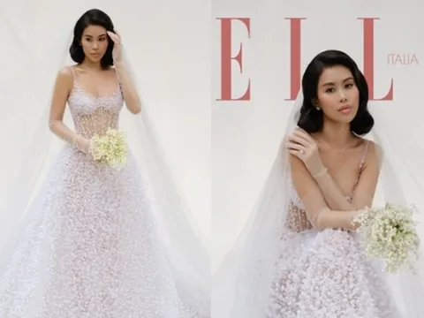 Bí mật đằng sau chiếc váy cưới cùng Tiên Nguyễn lên bìa tạp chí quốc tế
