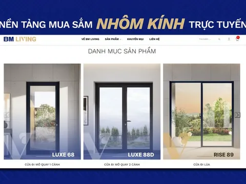 BM WINDOWS ra mắt BM LIVING – nền tảng mua sắm nhôm kính trực tuyến