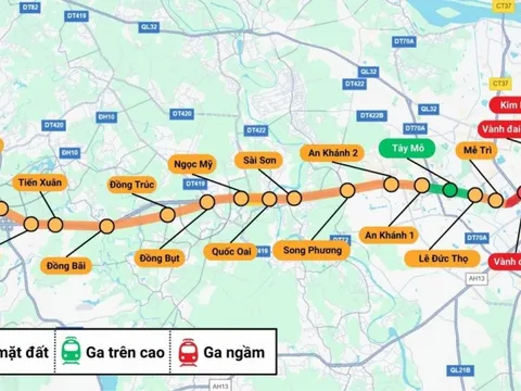 Tuyến metro số 5 tạo đà cất cánh cho đô thị phía Tây Hà Nội