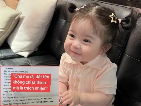 Mẹ Lạng Sơn đặt tên con gái là Vi Thị Cò, nhân viên tư pháp khéo sửa thành cái tên vừa lạ vừa hay