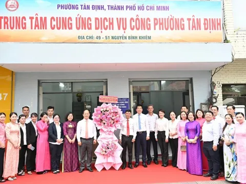 TPHCM: Phường Tân Định thành lập Trạm Y tế và Trung tâm Cung ứng dịch vụ công