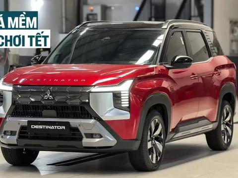 Thêm kèo mua Mitsubishi Destinator giá mềm chơi Tết: Thực tế còn từ 745 triệu đồng, vẫn rẻ hơn Territory