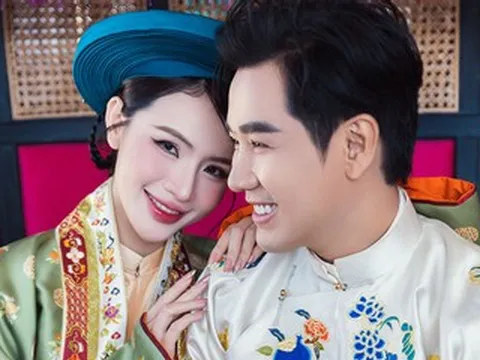 Cách nhau 14 tuổi, MC Nguyên Khang và hoa hậu Ngọc Quỳnh đẹp đôi