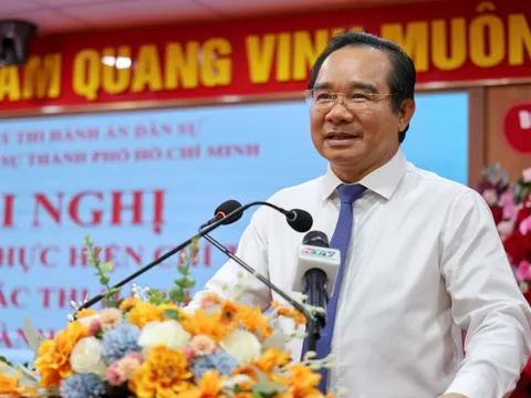 Chủ tịch UBND TPHCM dự lễ ra mắt Trung tâm IOC đầu tiên của ngành thi hành án TPHCM