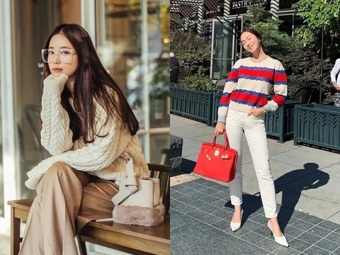 Mặc áo len cổ lọ hay cổ tròn để trông gầy hơn? Chị em có gu luôn dùng công thức này để không bao giờ sai