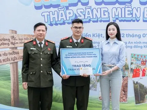 Hành động đẹp của á hậu Thanh Trúc ở miền biên cương