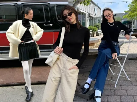 Mặc áo len đen suốt mùa đông không sợ bị chê già xấu nếu bạn biết 8 công thức phối đồ sành điệu và "hack" tuổi