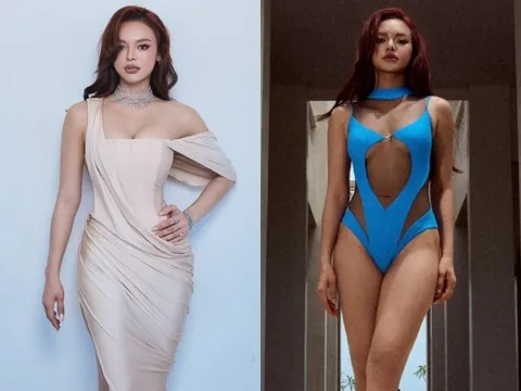 Mỹ nhân Việt "siêu vòng 3" đổi đời nhờ thi hoa hậu, 31 tuổi ăn diện táo bạo khoe đường cong "chóng mặt"