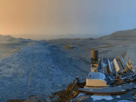 Công bố bức ảnh kinh điển trên sao Hỏa