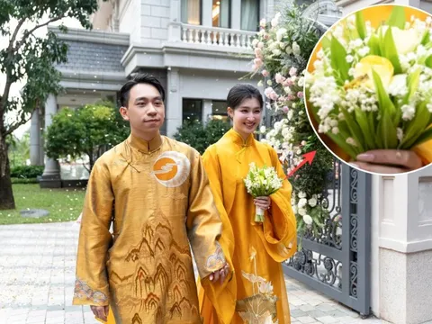 Bó hoa cưới "cực phẩm" của nàng dâu hào môn Phương Nhi