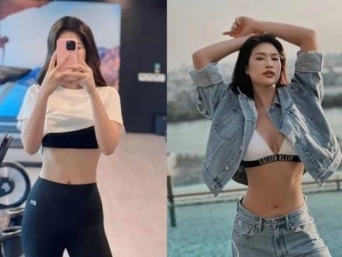 Sao Việt khỏe đẹp: Hoa hậu Thiên Ân giữ dáng nhờ tập luyện kỷ luật