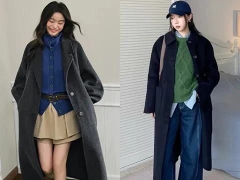 Cách phối áo len trông sang