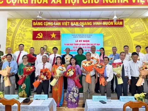 TPHCM: Đảng bộ phường Tây Thạnh vinh danh 18 đảng viên
