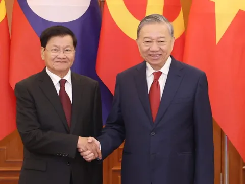 Tổng Bí thư Tô Lâm hội đàm với Tổng Bí thư, Chủ tịch nước Lào Thongloun Sisoulith