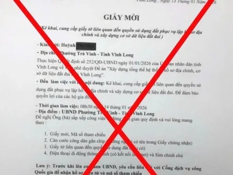 Giả cán bộ yêu cầu làm sạch dữ liệu sổ đỏ để lừa đảo