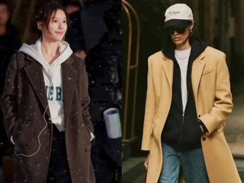 Áo hoodie và áo khoác dài là công thức được ưa chuộng nhất mùa lạnh
