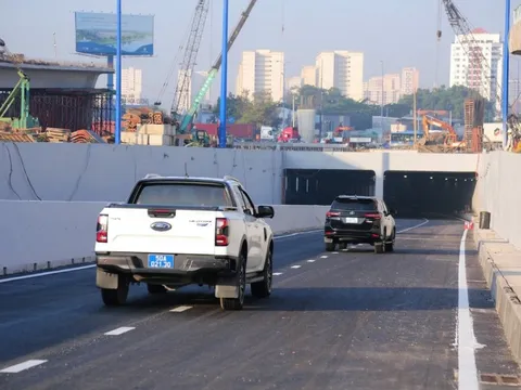 Thông xe hầm chui nút giao An Phú, giảm áp lực điểm kẹt xe bậc nhất TP.HCM
