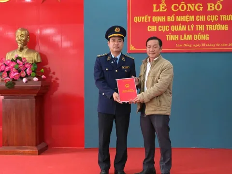 Ông Phan Văn Tuyên giữ chức Chi cục trưởng Chi cục Quản lý thị trường tỉnh Lâm Đồng