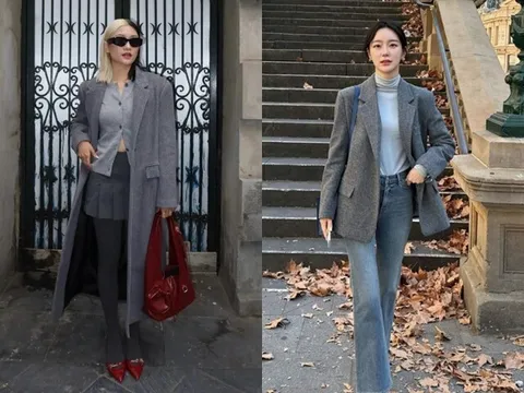 Không phối với đen trắng, tôi chỉ chọn đúng 3 màu mặc với đồ xám khiến mọi outfit trông đắt tiền như con nhà giàu