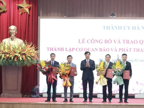 Công bố thành lập Cơ quan Báo và Phát thanh Truyền hình Hà Nội