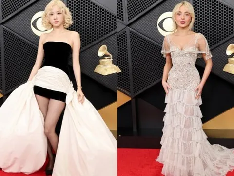 Rosé, Sabrina Carpenter xinh như công chúa trên thảm đỏ Grammy 2026