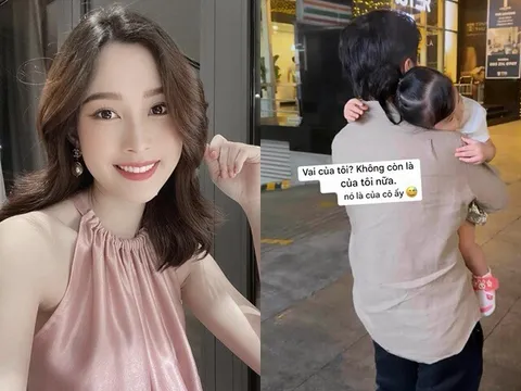 Xinh đẹp, giỏi giang, Hoa hậu Đặng Thu Thảo cũng phải chịu đi phía sau, hờn dỗi khi chồng doanh nhân bị con gái "cướp"