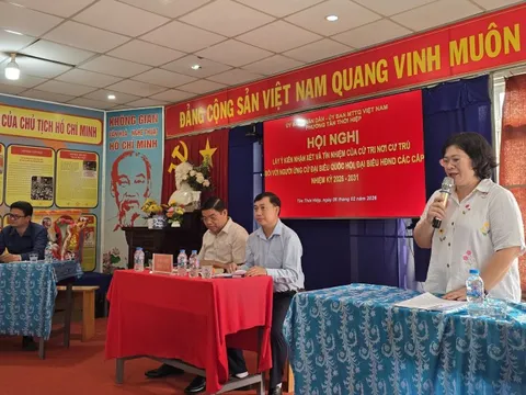 Lấy ý kiến cử tri đối với Phó bí thư Thành ủy TPHCM Văn Thị Bạch Tuyết