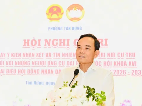 Cử tri tín nhiệm 100%, giới thiệu ông Trần Lưu Quang ứng cử đại biểu Quốc hội