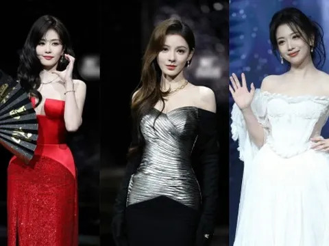 Bạch Lộc, Quan Hiểu Đồng, Trương Hinh Dư... so vai trần gợi cảm tại đêm hội Weibo 2026