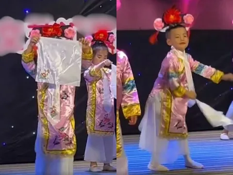 Háo hức đến trường xem con biểu diễn văn nghệ Tết, bố mẹ tá hoả không nhận ra đứa trẻ của mình trên sân khấu