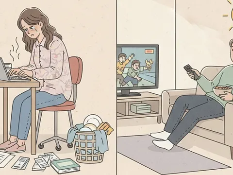 Mẹ kiệt sức vì bố vẫn về nhà ăn bám sau ly hôn