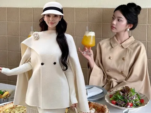 Kiểu áo khoác "soán ngôi" áo dạ tweed, giúp chị em mặc gì cũng sang đi chúc Tết họ hàng