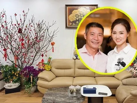 Căn hộ lộng lẫy của diễn viên Kiều Anh, NSND Công Lý ngày Tết