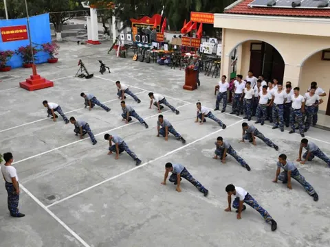 Sôi nổi ra quân huấn luyện năm 2026 ở Trường Sa