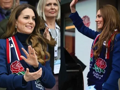 Bộ cánh "phá quy tắc" hoàng gia của vương phi Kate Middleton