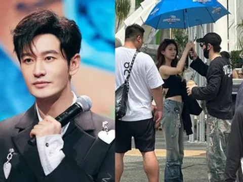 Diễn viên Huỳnh Hiểu Minh đi du lịch với bạn gái mới kém 22 tuổi
