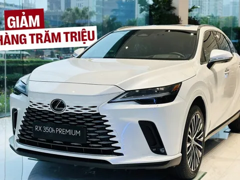 Lexus giảm giá loạt xe hybrid tại Việt Nam sau khi có thuế mới: Có mẫu giảm tới 330 triệu, hàng 'hot' RX chỉ còn từ 3,35 tỷ đồng