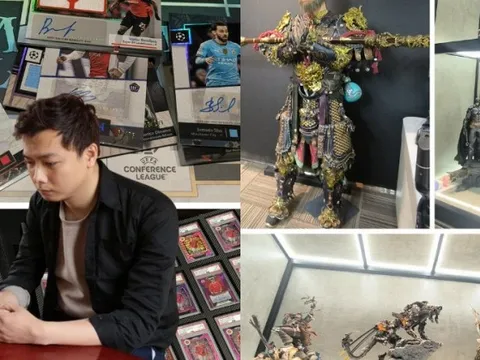 Một “kho báu” bên trong trụ sở Xôi Lạc TV được lồng khung, đóng kính cẩn thận