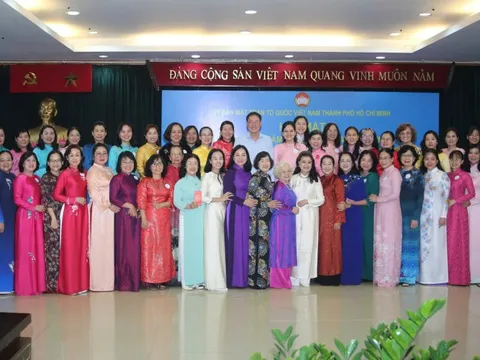 TPHCM họp mặt, tôn vinh nữ cán bộ Mặt trận