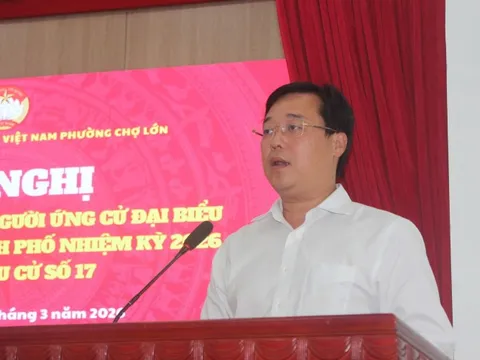 Cử tri phường Chợ Lớn mong đảm bảo an sinh, xây dựng thành phố không ma túy